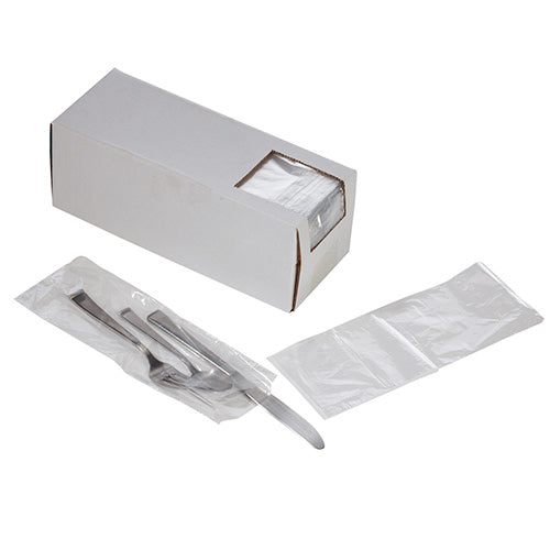 Silverware Bags, 3.75X10 +1.75 FT X00065, 2000/CTN
