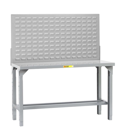 Little Giant All-Welded Steel Workbenches With Pegboard Or Louvered Panels