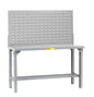 Little Giant All-Welded Steel Workbenches With Pegboard Or Louvered Panels