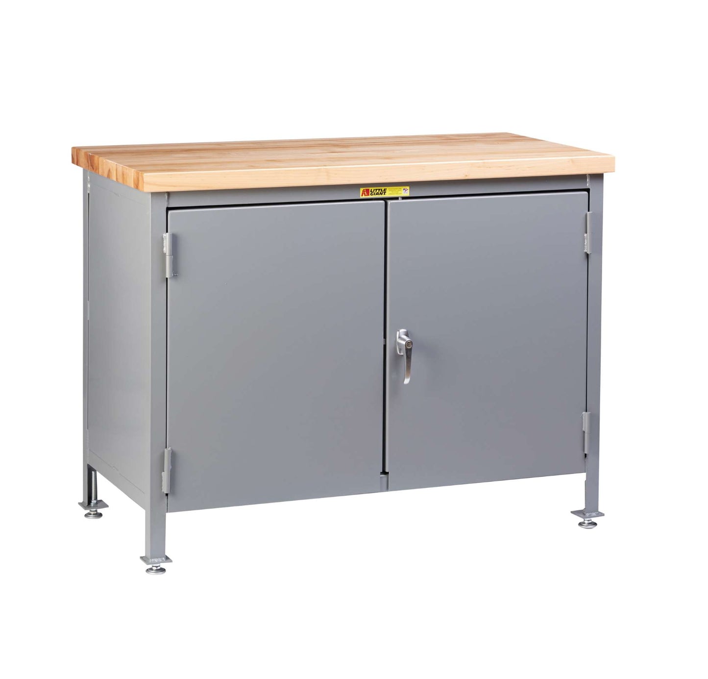 Little Giant 12-Gauge Work Center Cabinets with Butcher Block Top (WTC Series)
