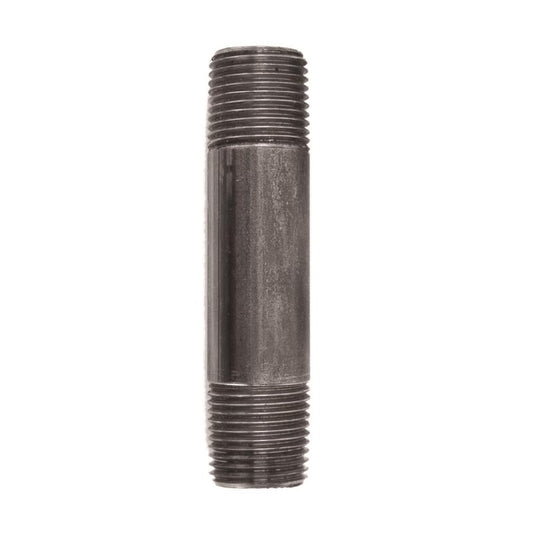 STZ Industries 1/2 in. MIP each X 1/2 in. D MIP Black Steel 3-1/2 in. L Nipple