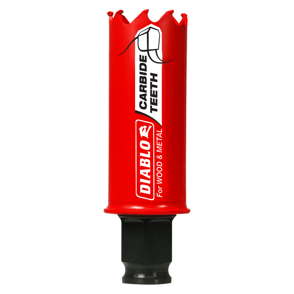 Diablo Snap-Lock Plus 1-1/16 in. Carbide Tipped 2-3/8 in. L X 3/8 in. D Hole Saw