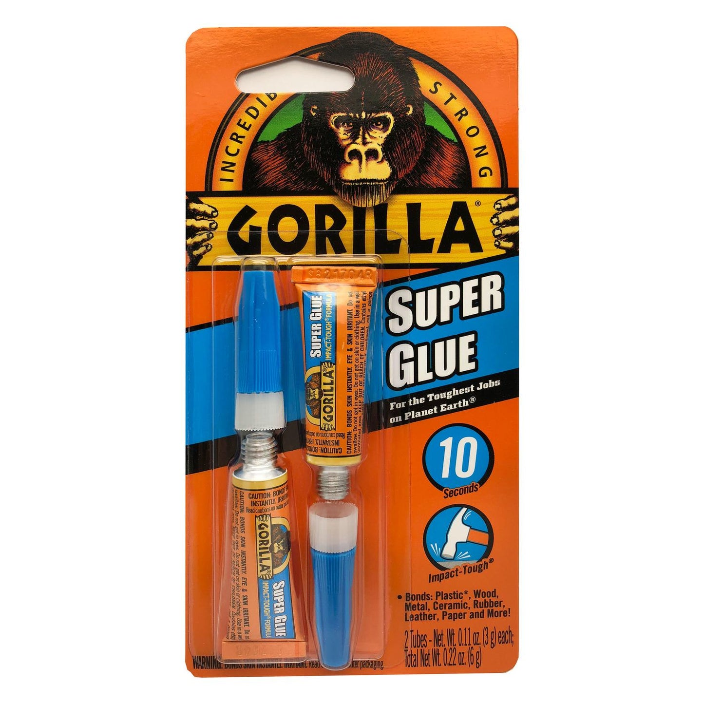 GORILLA SUPERGLUE 2PK 3G