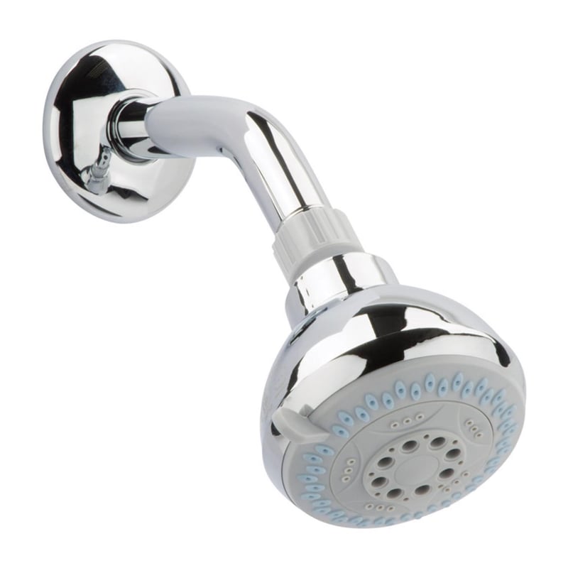 Oakbrook Collection Chrome PVC 3 settings Wallmount Showerhead 1.8 gpm