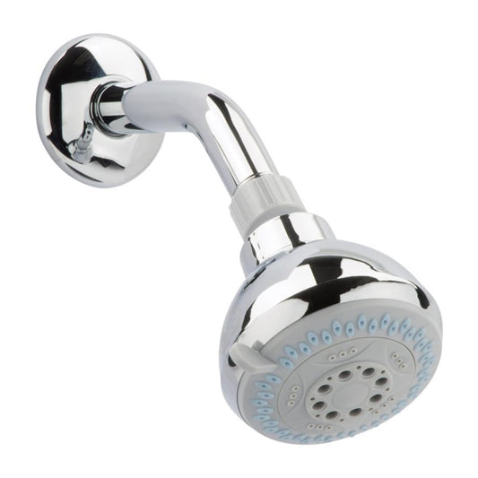 Oakbrook Collection Chrome PVC 3 settings Wallmount Showerhead 1.8 gpm