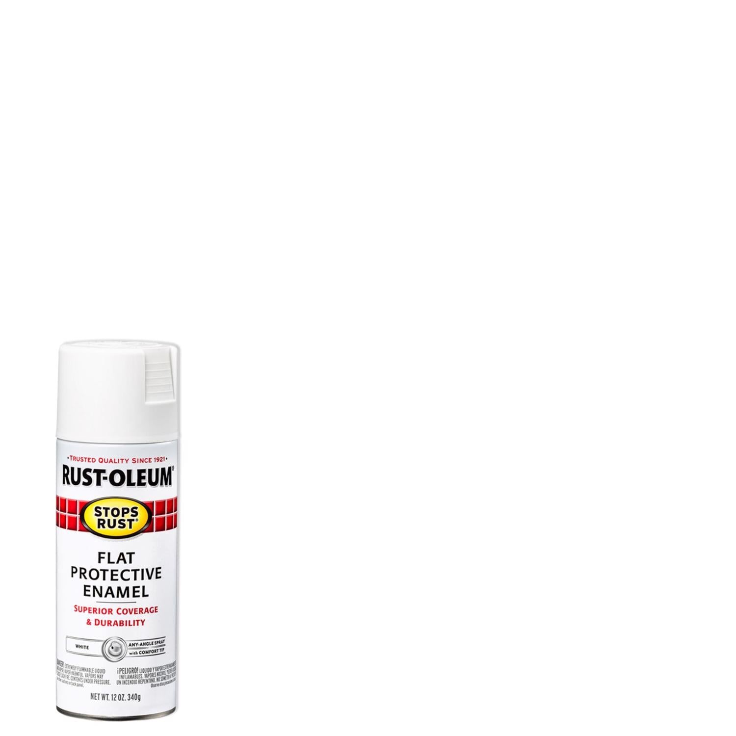 SPRY PAINT FLT WHT 12OZ