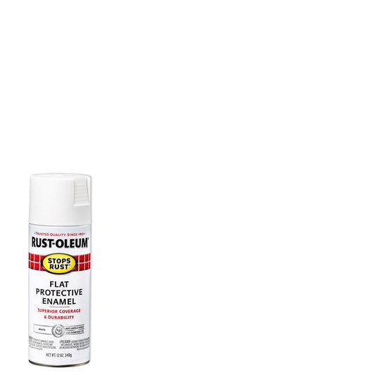 SPRY PAINT FLT WHT 12OZ