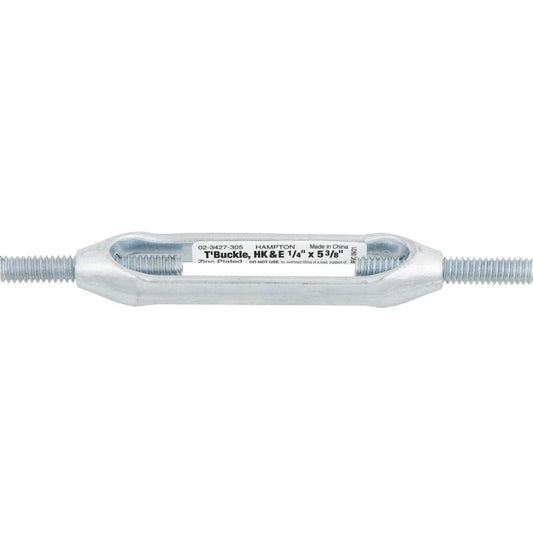 Hampton Zinc-Plated Aluminum/Steel 0.207 in. D Turnbuckle 160 lb 5-3/8 in. L