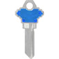 HILLMAN ColorPlus House/Office Key Blank Single Blue