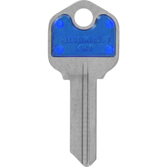 HILLMAN ColorPlus House/Office Key Blank Single Blue