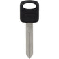 HILLMAN Automotive Key Blank 24 Double For Ford Black/Silver