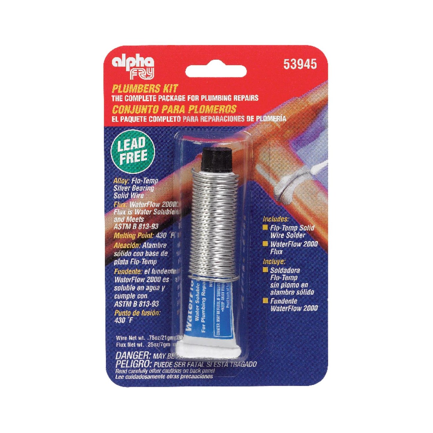 Solder Plumbers Kit 6Oz