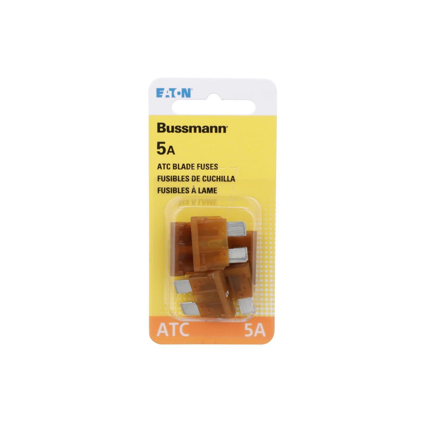 Bussmann 5 amps ATC Brown Blade Fuse 5 pk