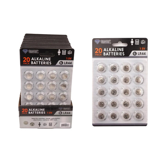 Diamond Visions MAX Force Alkaline AG13/357 1.5 V Button Cell Battery 20 pk