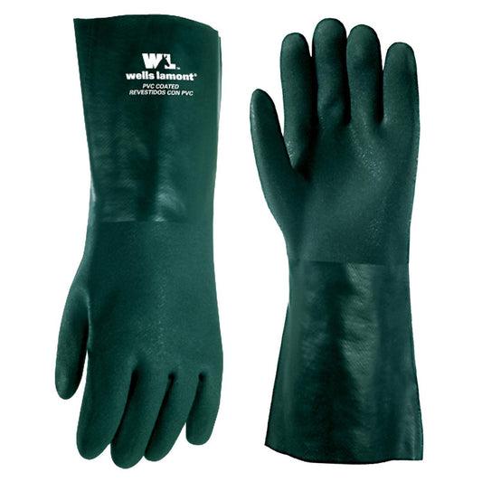 Pvc Dot Gloves Canvas Lg