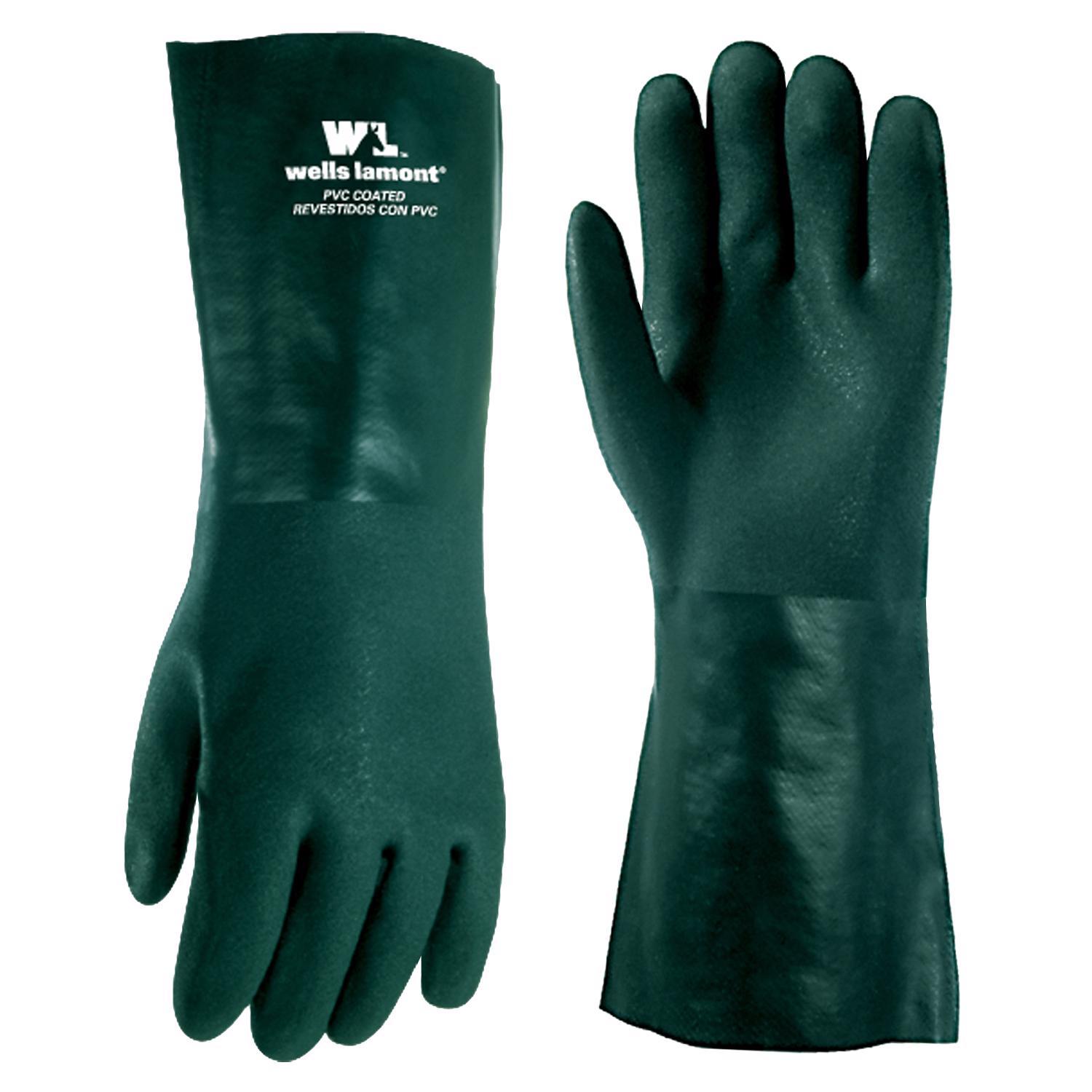 Boss Men's Indoor/Outdoor Dotted Work Gloves White L 1 pair - Image 2