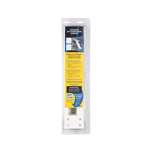 AC-Safe White Steel Universal Air Conditioner Support 160 lb