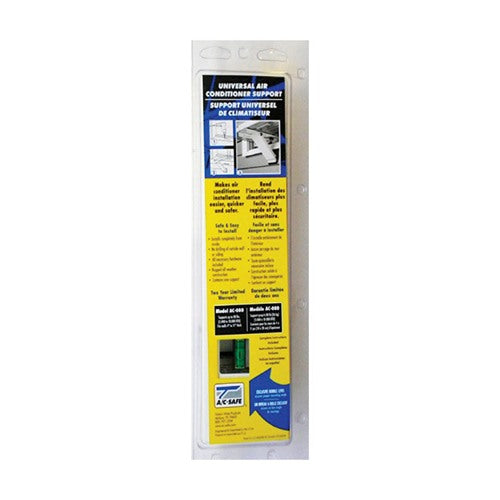 AC-Safe White Steel Universal Air Conditioner Support 80 lb