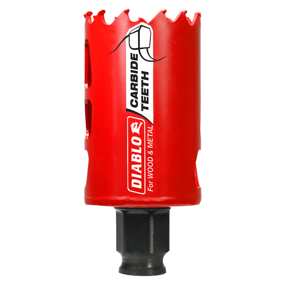 Diablo Snap-Lock Plus 1-5/8 in. Carbide Tipped 2-3/8 in. L X 3/8 in. D Hole Saw