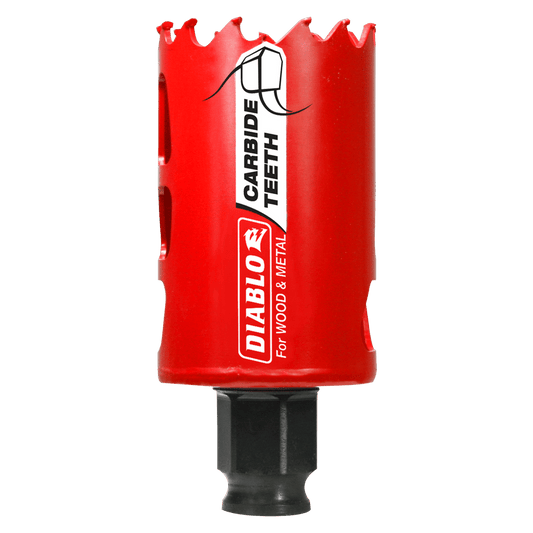 Diablo Snap-Lock Plus 1-5/8 in. Carbide Tipped 2-3/8 in. L X 3/8 in. D Hole Saw