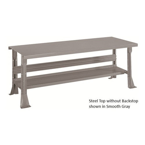Adjustable Height Open Leg Workcenter - 2300 Series With Shelf (1 of 8)