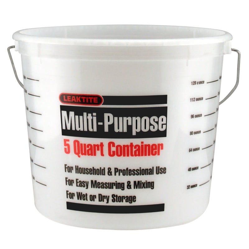 PAINT PAIL PLAST WHT 5QT (Pack of 42)
