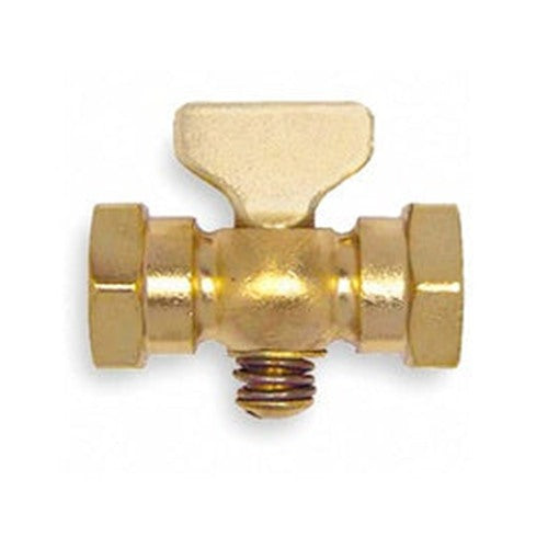 Female Iron Pipe X Female Iron Pipe Tee Hex — Brass Fittings | 1 Stocked Part Number (46351)