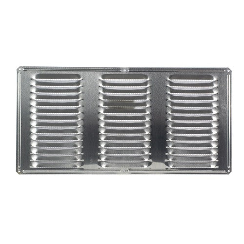 Air Vent 8 in. H X 16 in. L Mill Aluminum Undereave Vent