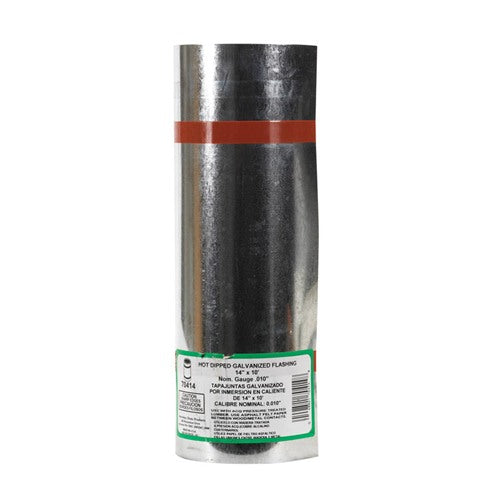 Amerimax 14 in. W X 10 ft. L Galvanized Steel Valley Flashing Silver