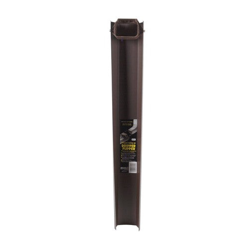 Amerimax Dripper Flipper 2.5 in. H X 4.5 in. W X 30 in. L Brown Vinyl Downspout Extension