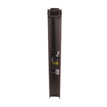 Amerimax Dripper Flipper 2.5 in. H X 4.5 in. W X 30 in. L Brown Vinyl Downspout Extension