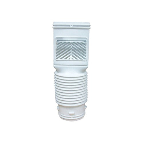 Amerimax FlexGrate 4.625 in. W X 4.625 in. L White Vinyl Downspout Filter 1 pk