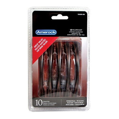 Amerock Contemporary Arch Cabinet Pull 3-3/4 in. Oil Rubbed Bronze Brown 10 pk