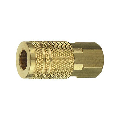 Amflo Brass 1/4 in. I/M Style Coupler 3/8 in. Female 1 pc