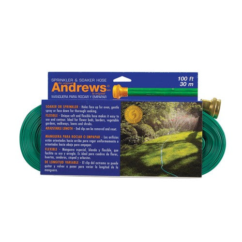 Andrews 1 in. D X 100 ft. L Medium Duty Sprinkler/Soaker Hose