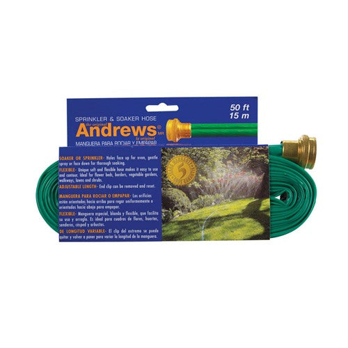 Andrews 1 in. D X 50 ft. L Medium Duty Sprinkler/Soaker Hose