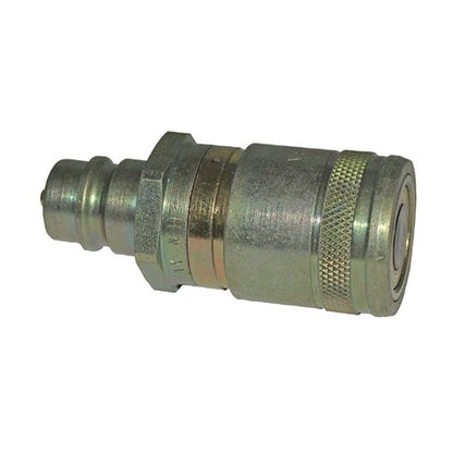 Apache 0.5 in. D 3000 psi Steel Flat Face Hydraulic Adapter