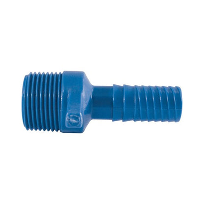 Apollo Blue Twister 1/2 in. Insert in to X 3/4 in. Insert Acetal Male Adapter 1 pk