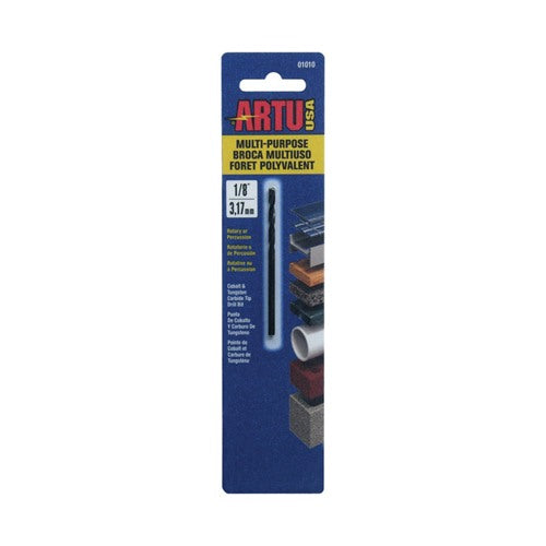 ARTU 1/8 in. X 2-5/8 in. L Tungsten Carbide Tipped Drill Bit Straight Shank 1 pc