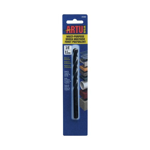ARTU 3/8 in. X 5-1/4 in. L Tungsten Carbide Tipped Drill Bit Straight Shank 1 pc