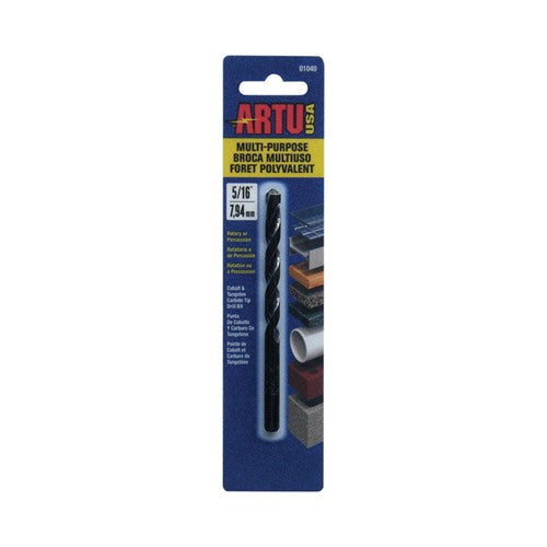 ARTU 5/16 in. X 4-1/2 in. L Tungsten Carbide Tipped Drill Bit Straight Shank 1 pc