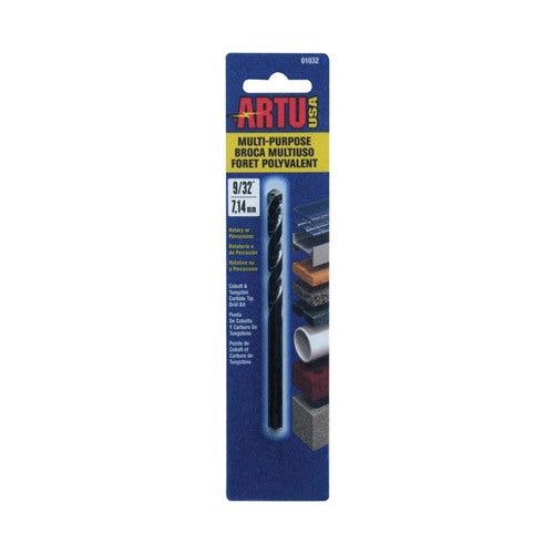 ARTU 9/32 in. X 4-3/8 in. L Tungsten Carbide Tipped Drill Bit Straight Shank 1 pc