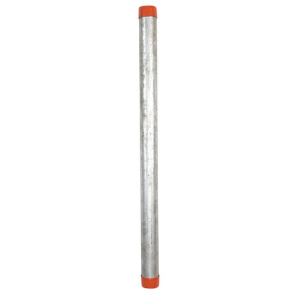 B&K Mueller 1-1/2 in. D X 30 in. L Galvanized Steel Pre-Cut Pipe