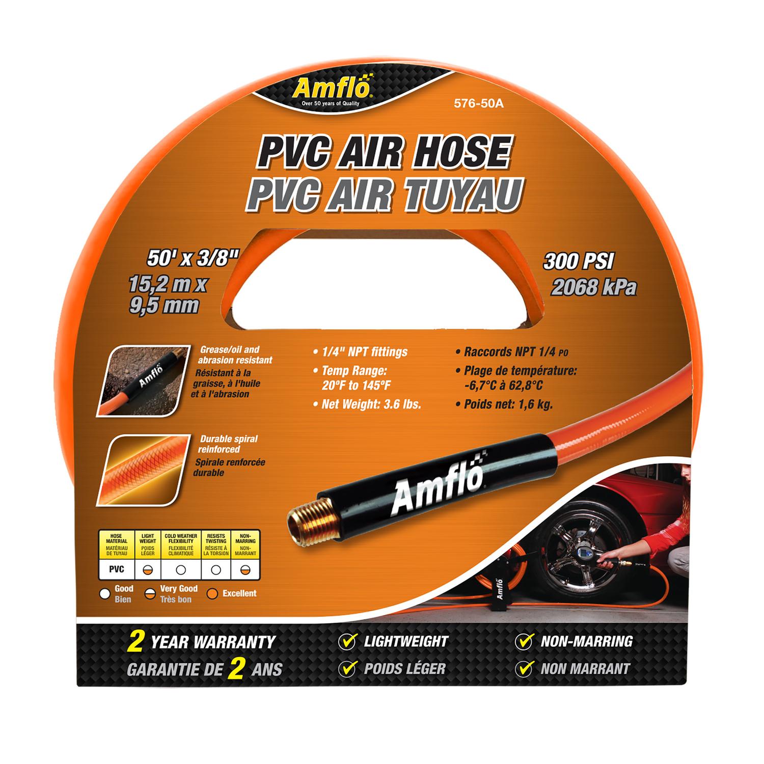 Hose Air 3/8"X50' Orange