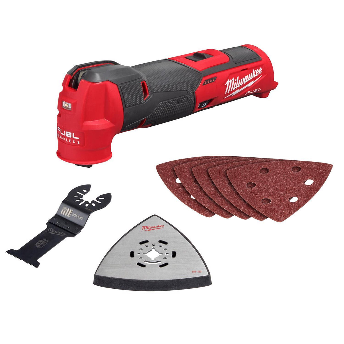 Milwaukee M12 FUEL Cordless Oscillating Multi-Tool Tool Only - Image 2