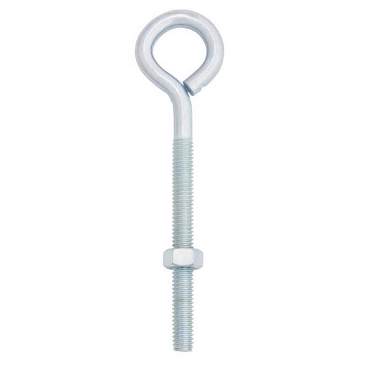 Hampton 5/16 in. X 5 in. L Zinc-Plated Steel Eyebolt Nut Included