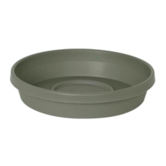 Bloem Terra 1.75 in. H X 9.25 in. W X 8 in. D Plastic Traditional Plant Saucer Basil