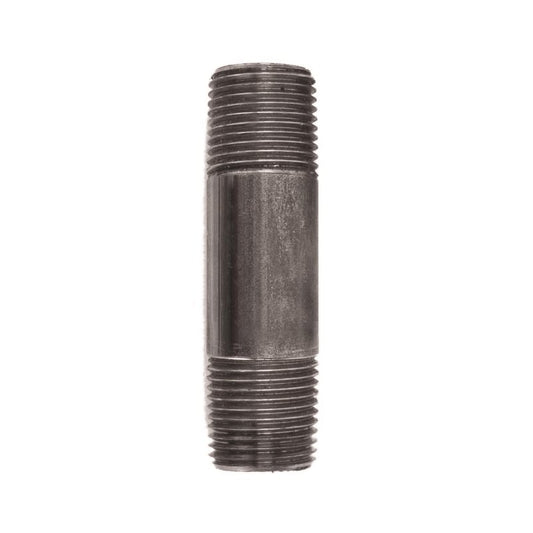 STZ Industries 1/2 in. MIP each X 1/2 in. D MIP Black Steel 3 in. L Nipple