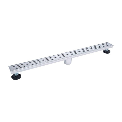 BK Products 2 in. D Polished Chrome Stainless Steel Linear Shower Drain