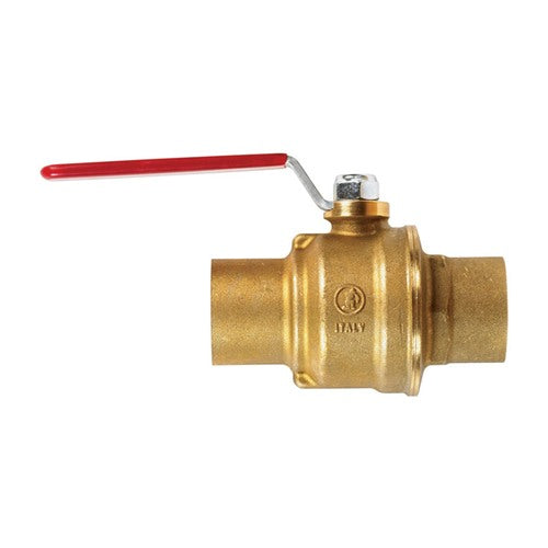 BK Products ProLine Series 1-1/2 in. Brass Sweat Ball Valve Full Port Lever
